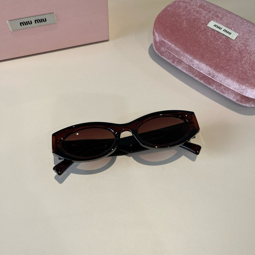 Miu Miu Cat-Eye Black Lens Sunglasses for Men & Women - 416195 - detail image 5