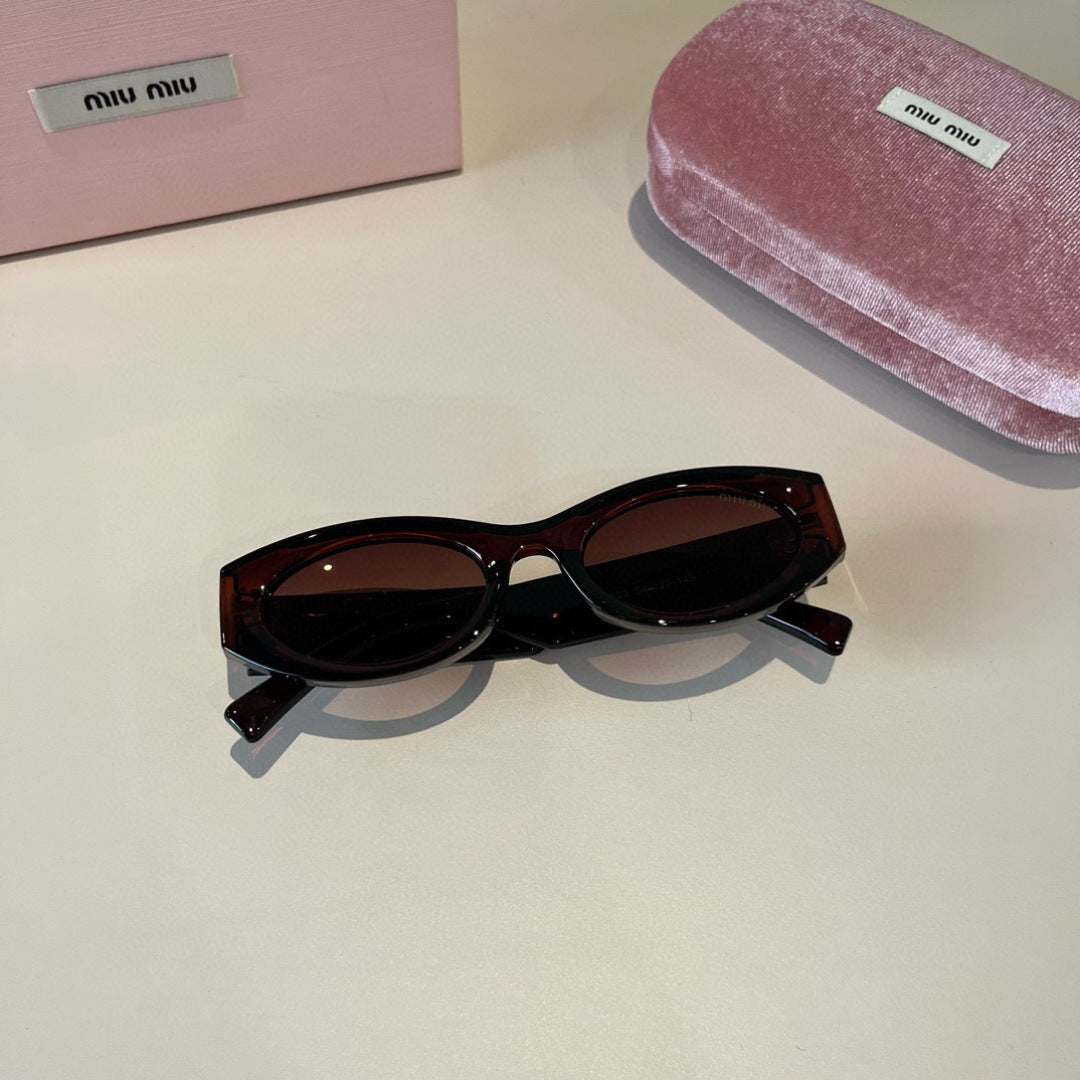 Miu Miu Cat-Eye Black Lens Sunglasses for Men & Women - 416195 - detail image 5