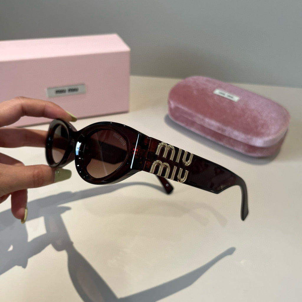 Miu Miu Cat-Eye Black Lens Sunglasses for Men & Women - 416195 - detail image 4