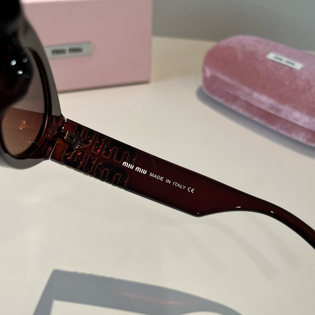 Miu Miu Cat-Eye Black Lens Sunglasses for Men & Women - 416195 - detail image 10