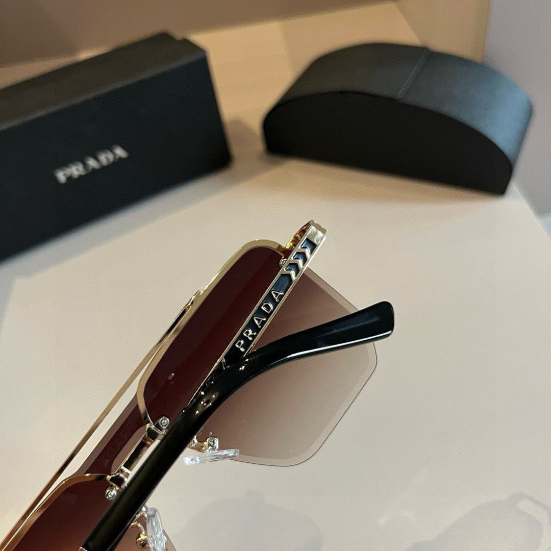 Prada Polarized Fashion Brown Lens Sunglasses for Men - 358436 - detail image 8