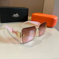 Hermès Oversized Red Lens Sunglasses for Women - 416532
