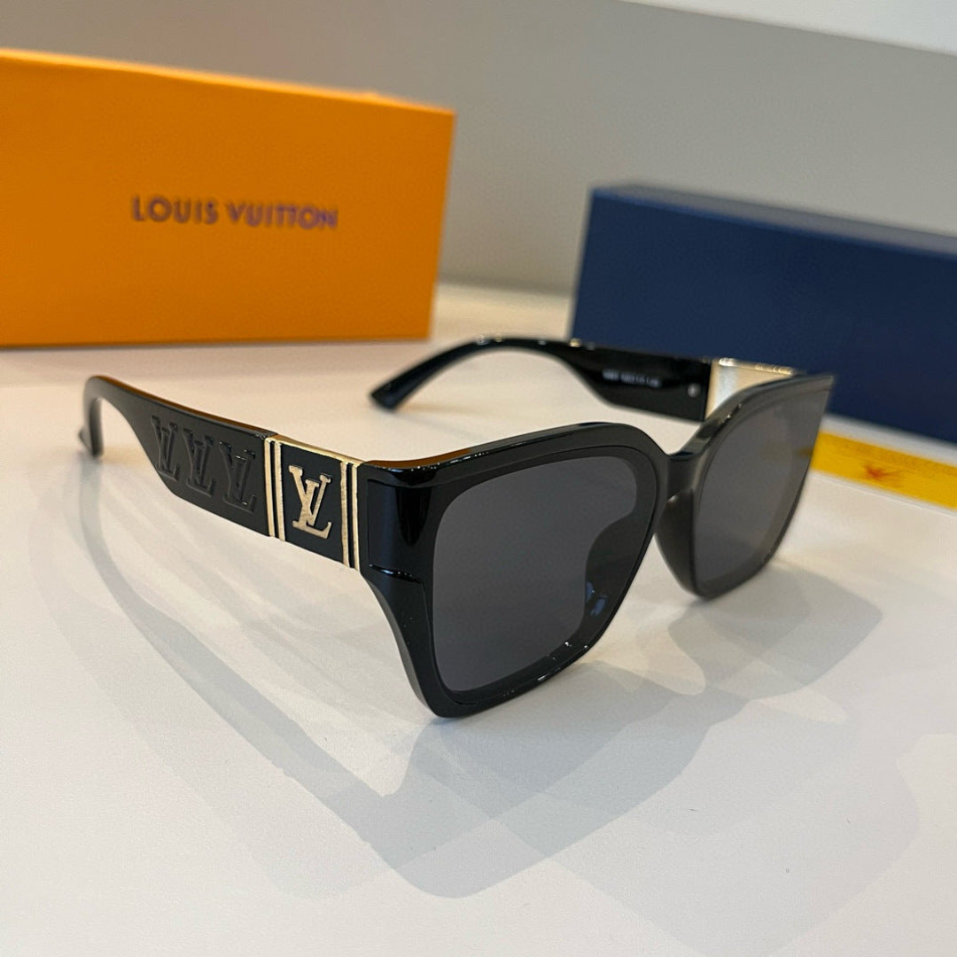 Louis Vuitton Fashion Black Lens Sunglasses for Men & Women - 381798