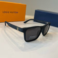 Louis Vuitton Metal Aviator Black Lens Sunglasses for Men & Women - 414799
