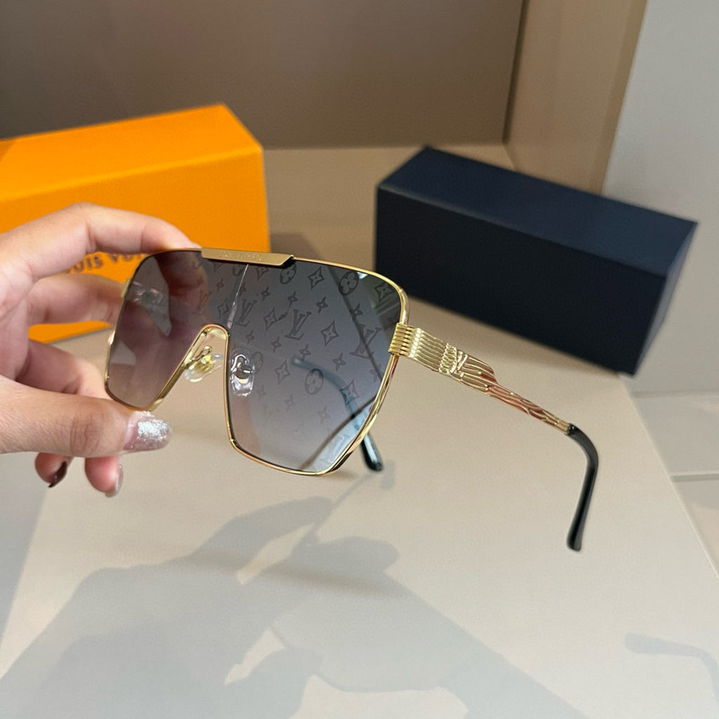Louis Vuitton Fashion Gold Lens Sunglasses for Men & Women - 357608 - detail image 4