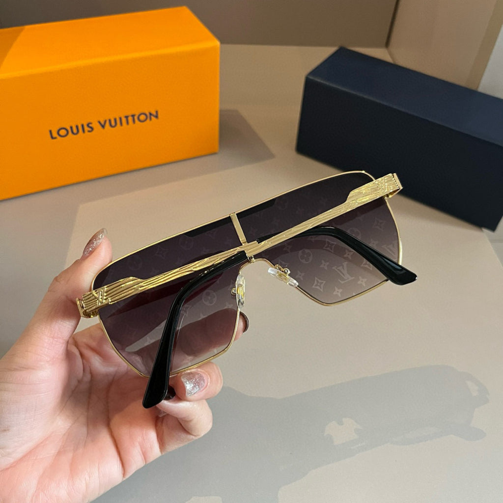 Louis Vuitton Fashion Gold Lens Sunglasses for Men & Women - 357608 - detail image 8