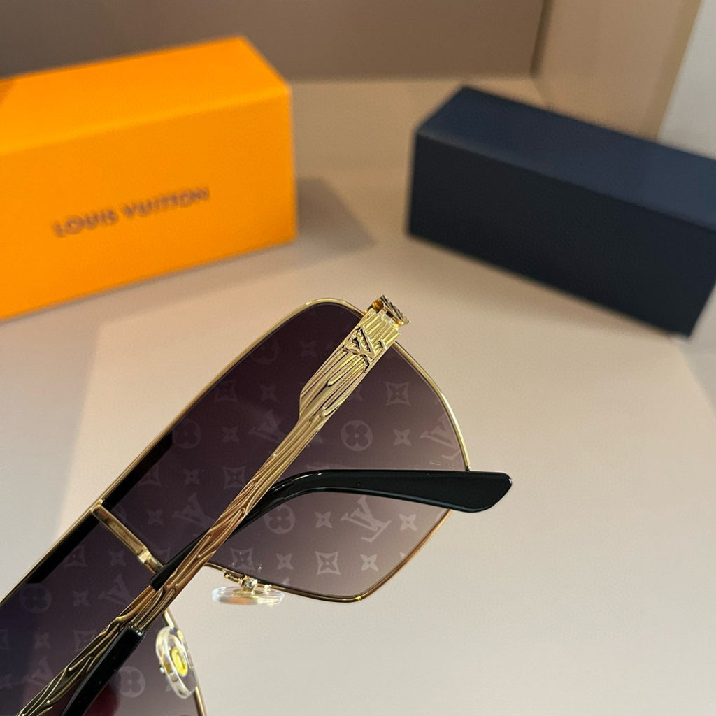 Louis Vuitton Fashion Gold Lens Sunglasses for Men & Women - 357608 - detail image 9