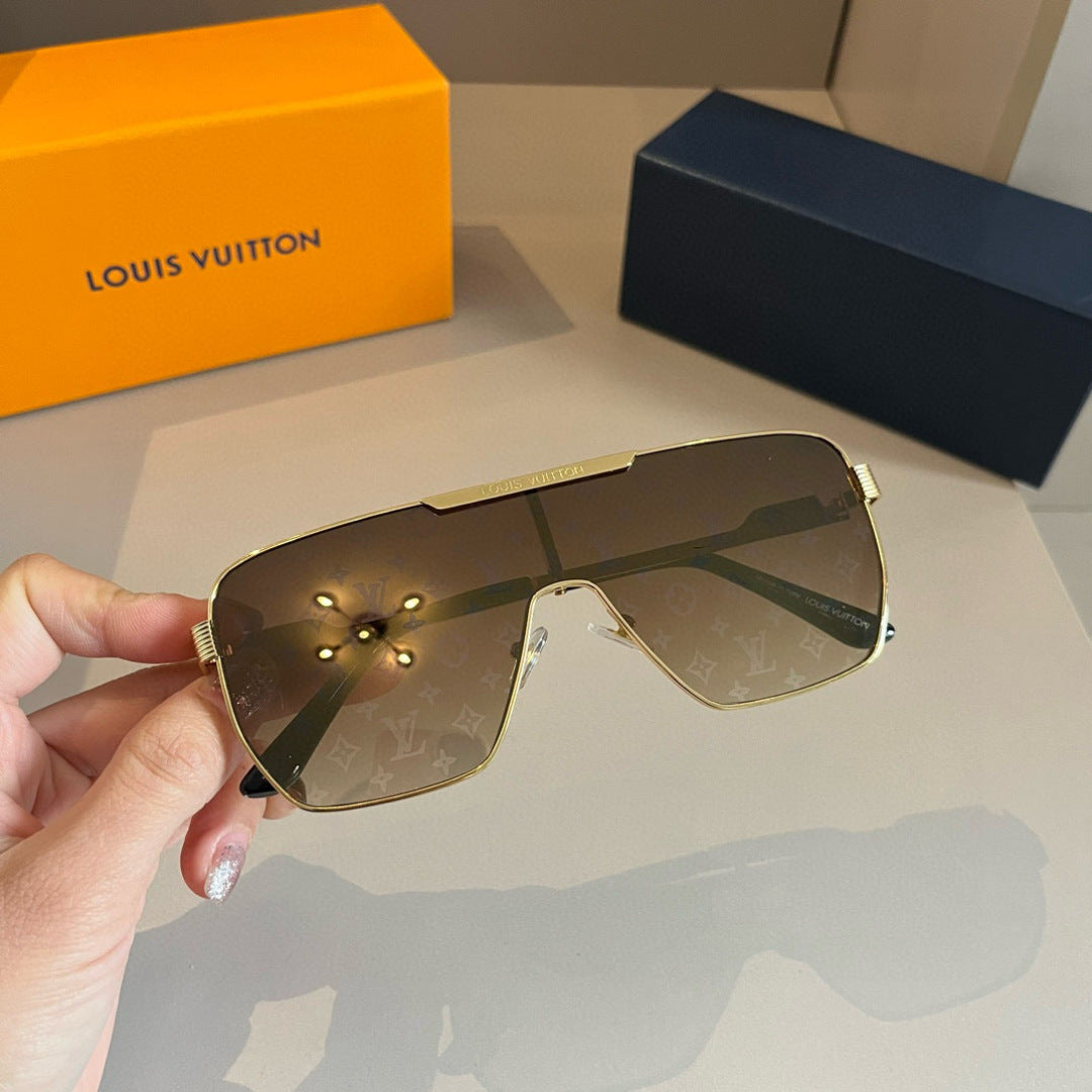 Louis Vuitton Fashion Gold Lens Sunglasses for Men & Women - 357609 - detail image 5
