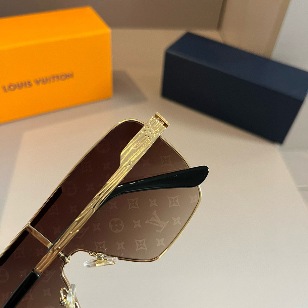 Louis Vuitton Fashion Gold Lens Sunglasses for Men & Women - 357609 - detail image 8
