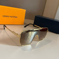 Louis Vuitton Fashion Gold Lens Sunglasses for Men & Women - 357609