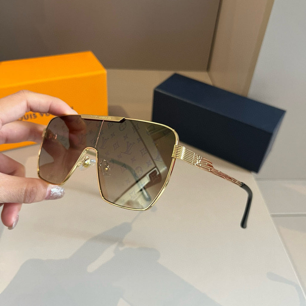 Louis Vuitton Fashion Gold Lens Sunglasses for Men & Women - 357609 - detail image 4