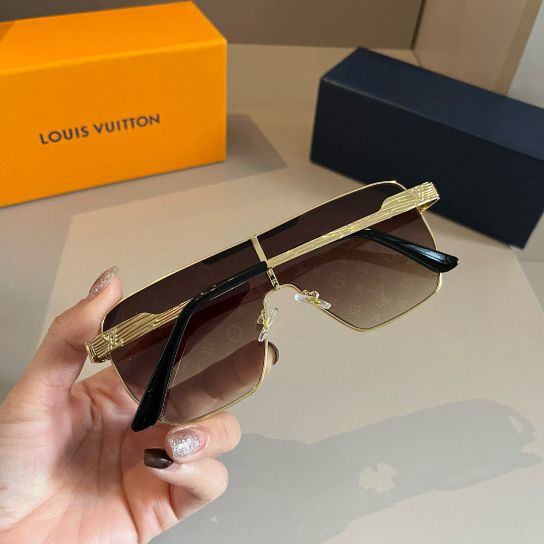 Louis Vuitton Fashion Gold Lens Sunglasses for Men & Women - 357609 - detail image 9