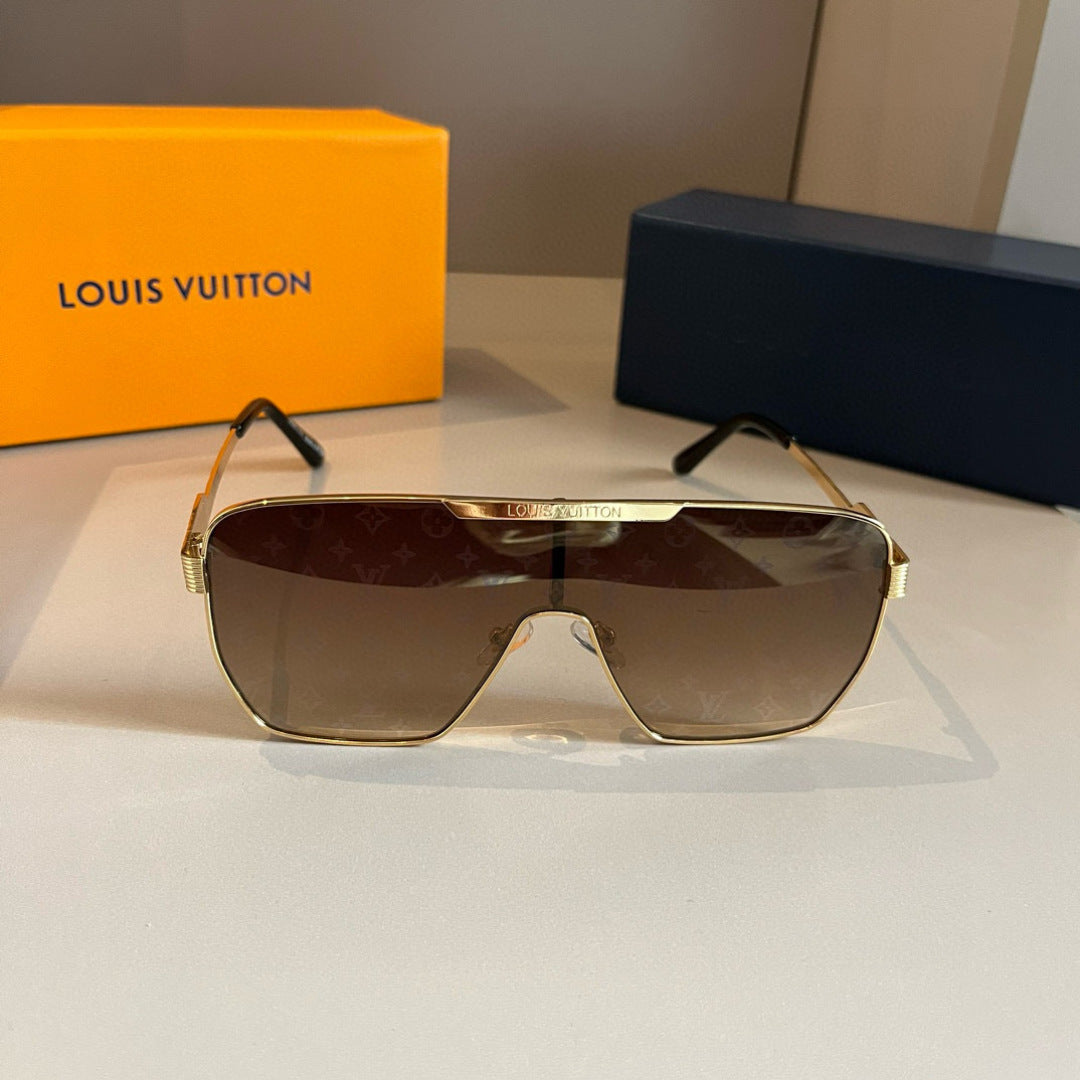 Louis Vuitton Fashion Gold Lens Sunglasses for Men & Women - 357609 - detail image 2