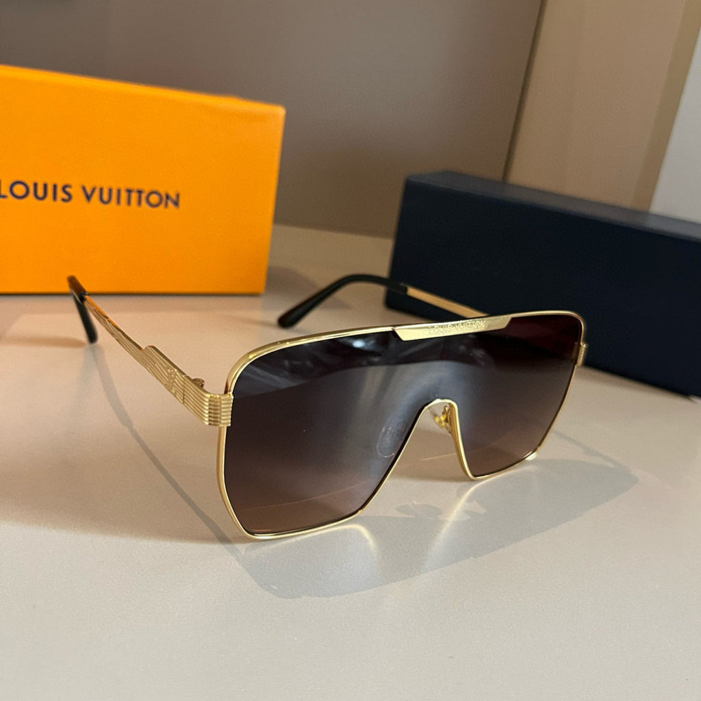 Louis Vuitton Fashion Gold Lens Sunglasses for Men & Women - 357610