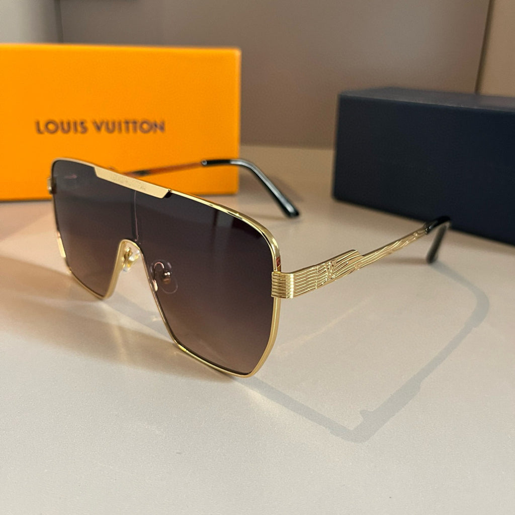 Louis Vuitton Fashion Gold Lens Sunglasses for Men & Women - 357610 - detail image 3