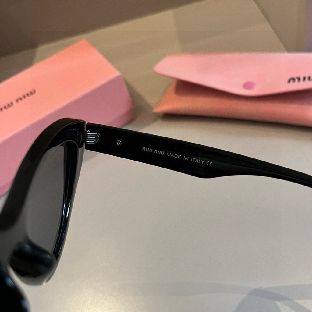 Miu Miu Cat-Eye Gold Lens Sunglasses for Men & Women - 416190 - detail image 7