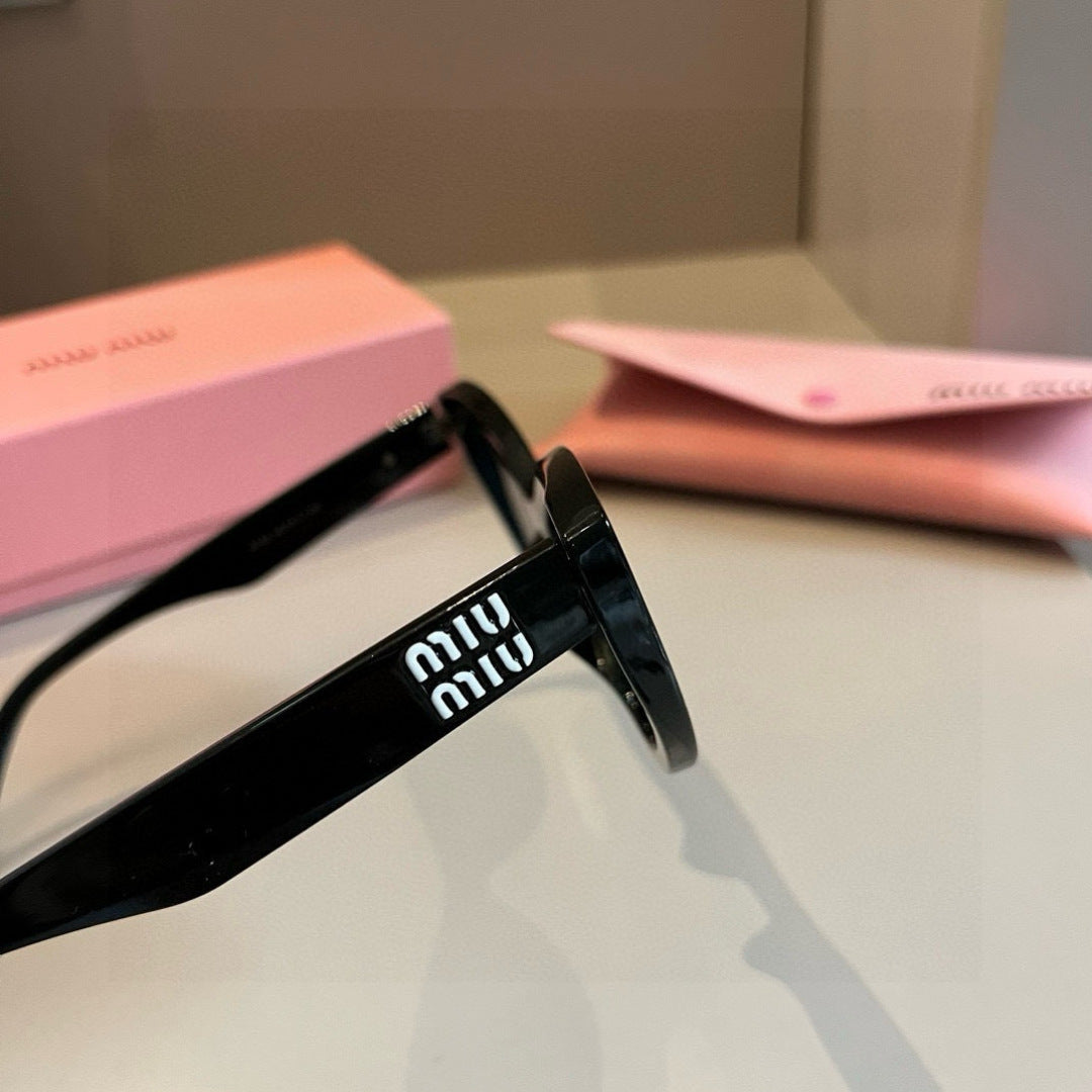 Miu Miu Cat-Eye Gold Lens Sunglasses for Men & Women - 416190 - detail image 2