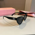 Miu Miu Cat-Eye Gold Lens Sunglasses for Men & Women - 416190