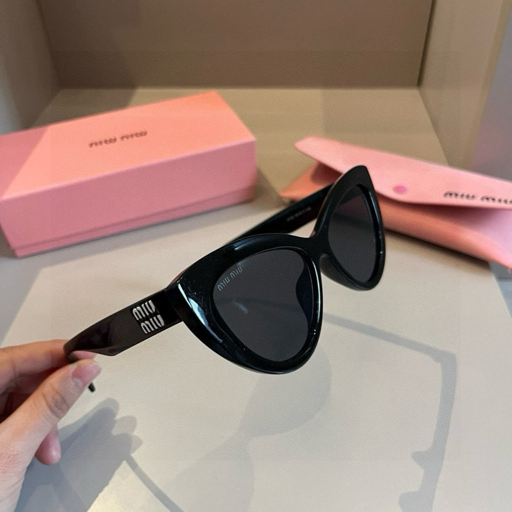 Miu Miu Cat-Eye Gold Lens Sunglasses for Men & Women - 416190 - detail image 5