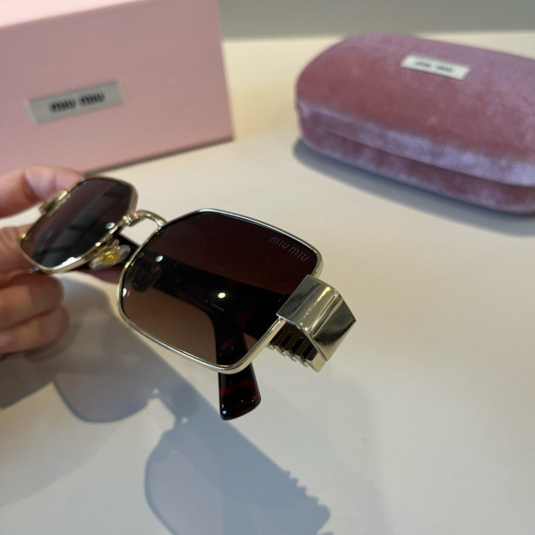Miu Miu Fashion Brown Lens Sunglasses for Men & Women - 416222 - detail image 7