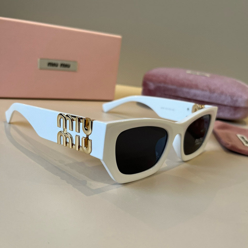 Miu Miu Fashion Gold Lens Sunglasses for Men & Women - 416193