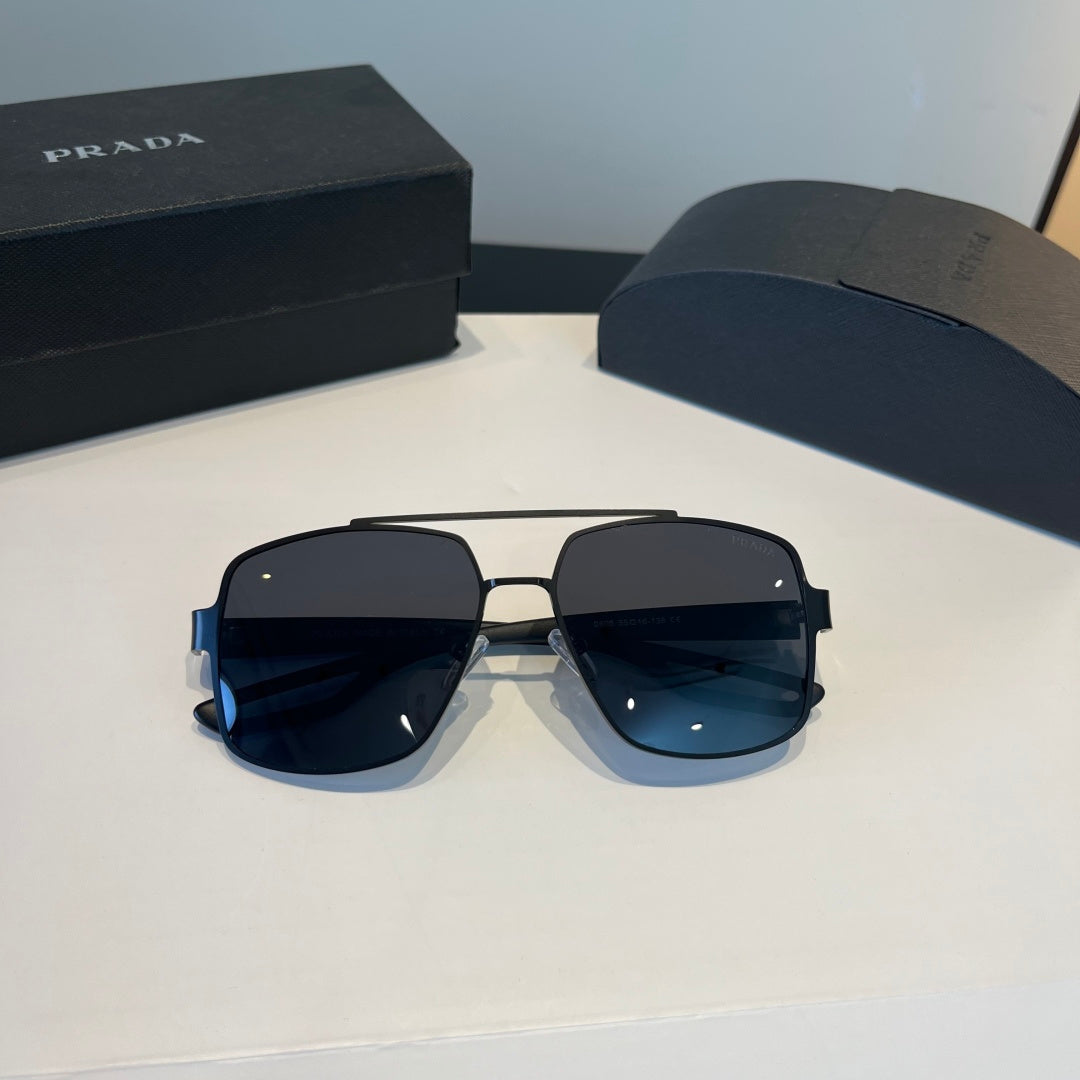 Prada Polarized Fashion Black Lens Sunglasses for Men - 158440 - detail image 9