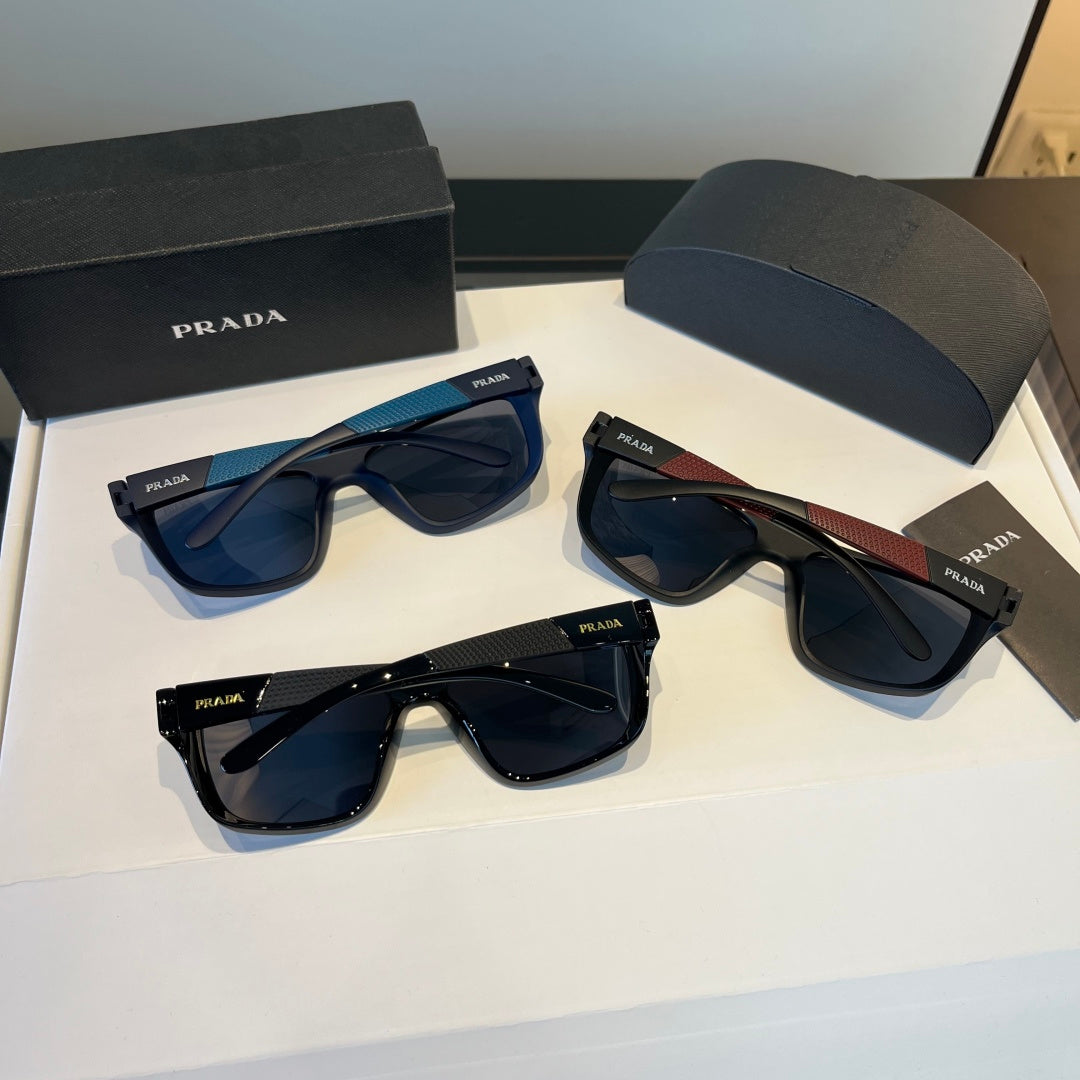 Prada Polarized Fashion Black Lens Sunglasses for Men - 358387 - detail image 8