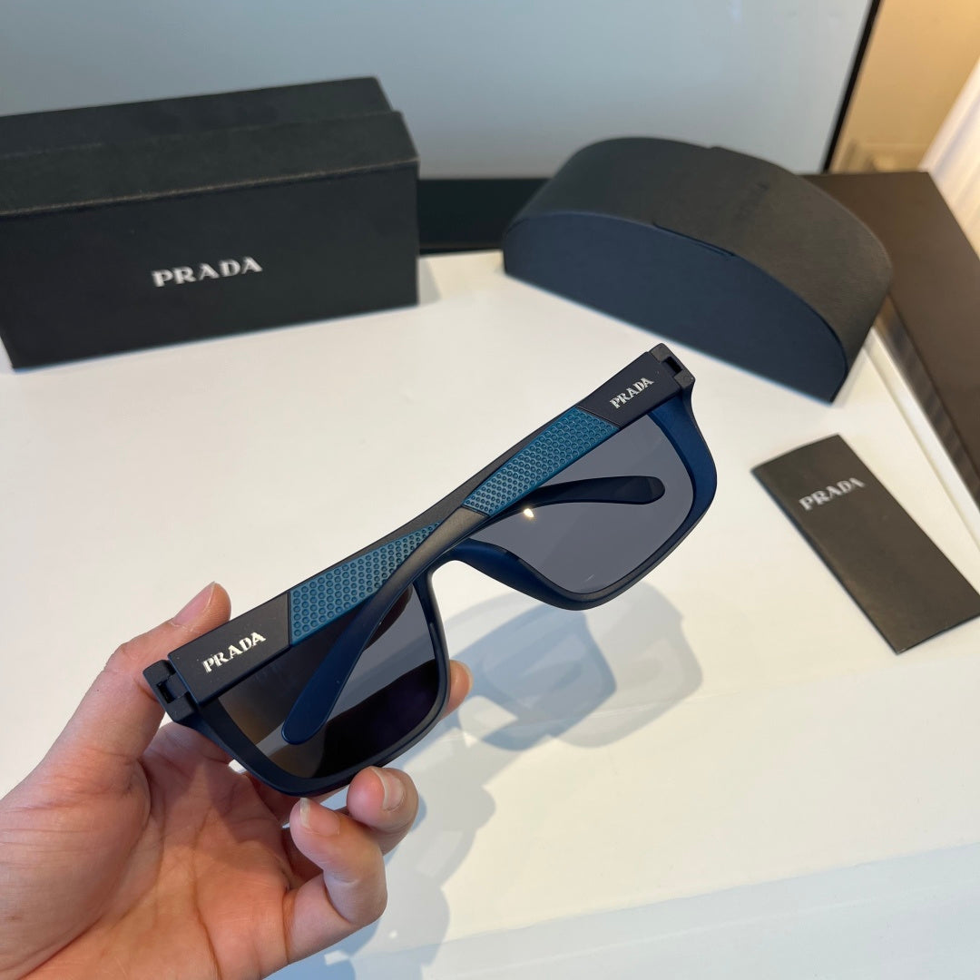 Prada Polarized Fashion Black Lens Sunglasses for Men - 358385 - detail image 6