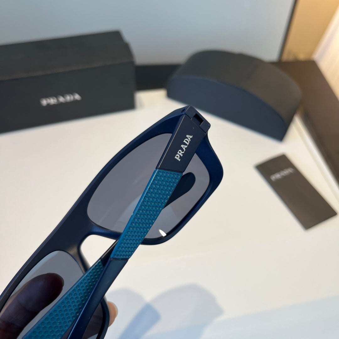 Prada Polarized Fashion Black Lens Sunglasses for Men - 358385 - detail image 7