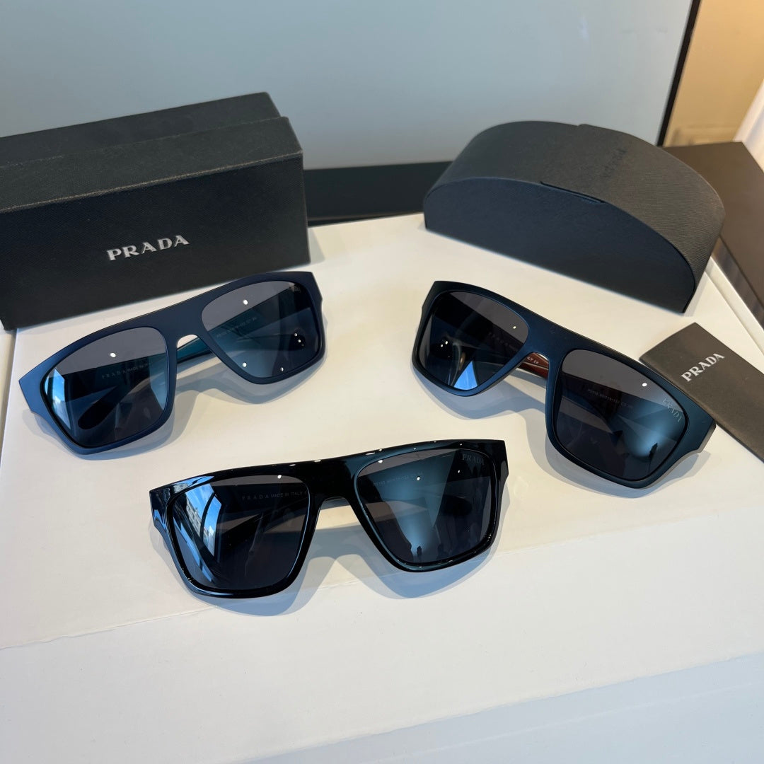 Prada Polarized Fashion Black Lens Sunglasses for Men - 358386 - detail image 9