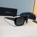Prada Polarized Fashion Black Lens Sunglasses for Men - 358387