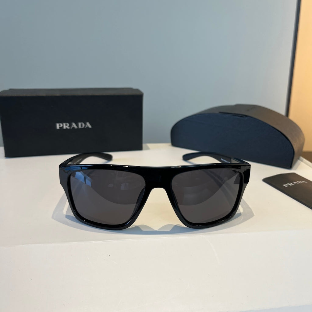 Prada Polarized Fashion Black Lens Sunglasses for Men - 358387 - detail image 2