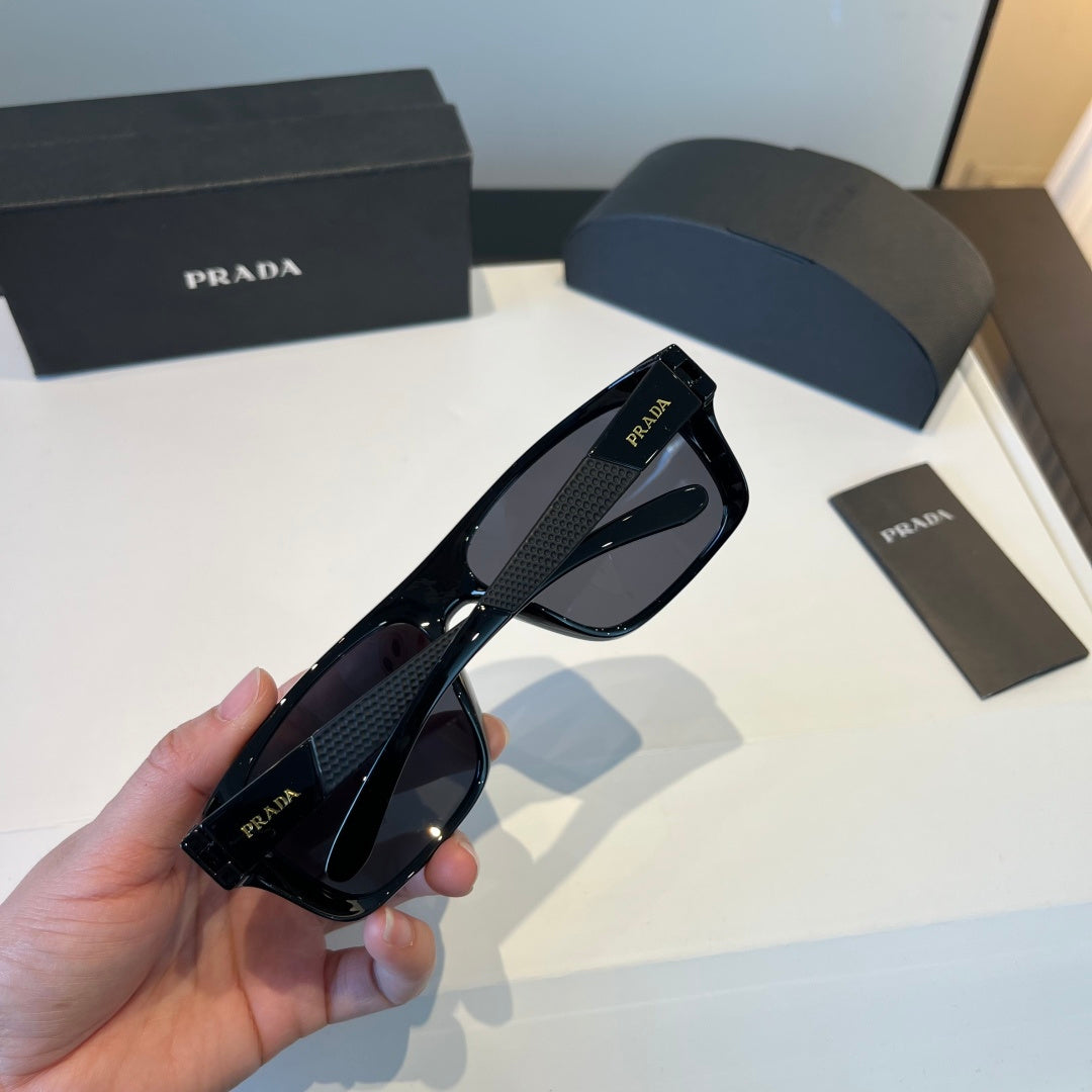 Prada Polarized Fashion Black Lens Sunglasses for Men - 358387 - detail image 6