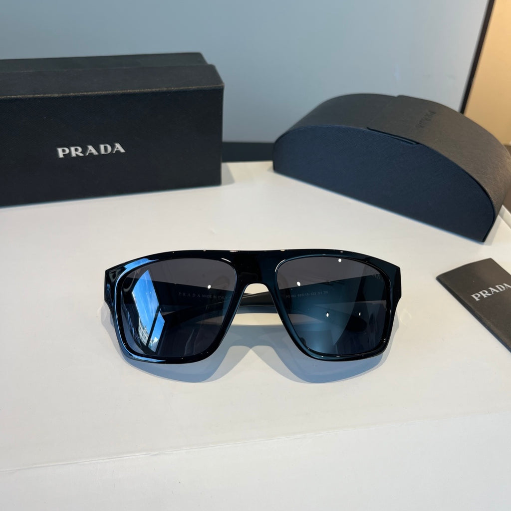 Prada Polarized Fashion Black Lens Sunglasses for Men - 358387 - detail image 7