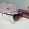 Miu Miu Fashion Black Lens Sunglasses for Men & Women - 383021