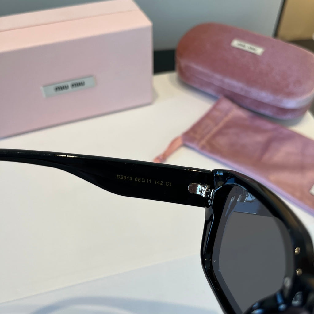 Miu Miu Fashion Black Lens Sunglasses for Men & Women - 383023 - detail image 6