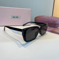 Miu Miu Fashion Black Lens Sunglasses for Men & Women - 416198