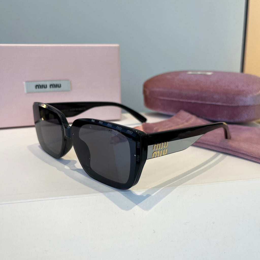Miu Miu Fashion Black Lens Sunglasses for Men & Women - 383023 - detail image 3