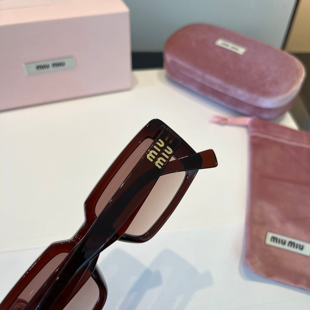 Miu Miu Square Black Lens Sunglasses for Men & Women - 383025 - detail image 7