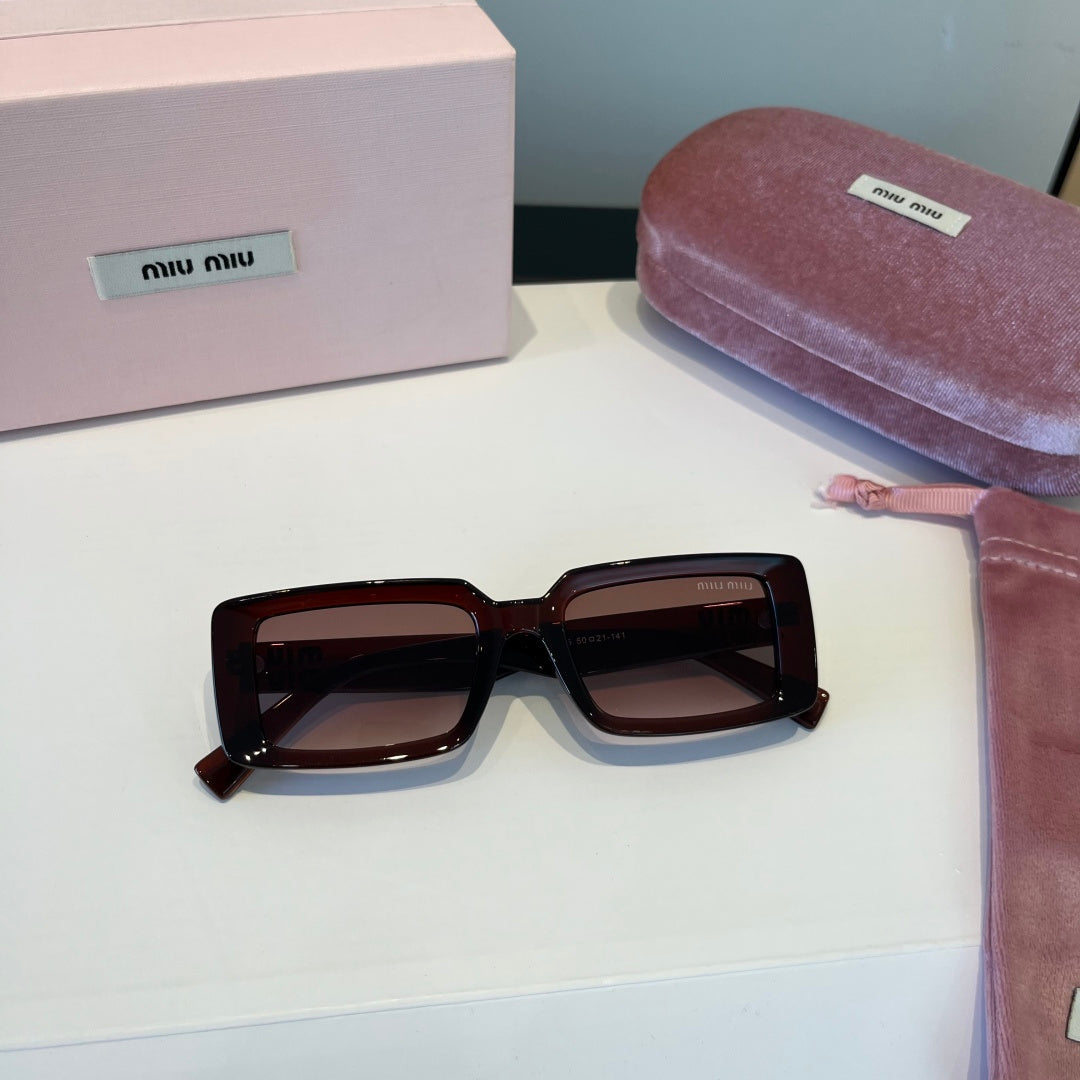 Miu Miu Square Black Lens Sunglasses for Men & Women - 383025 - detail image 10