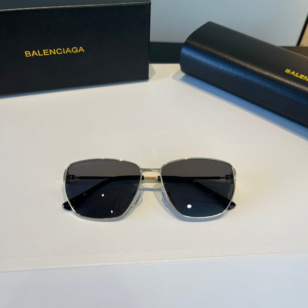 Balenciaga Rectangular Silver Lens Sunglasses for Men & Women - 935206 - detail image 7