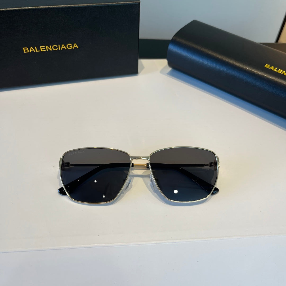 Balenciaga Rectangular Silver Lens Sunglasses for Men & Women - 935206 - detail image 7