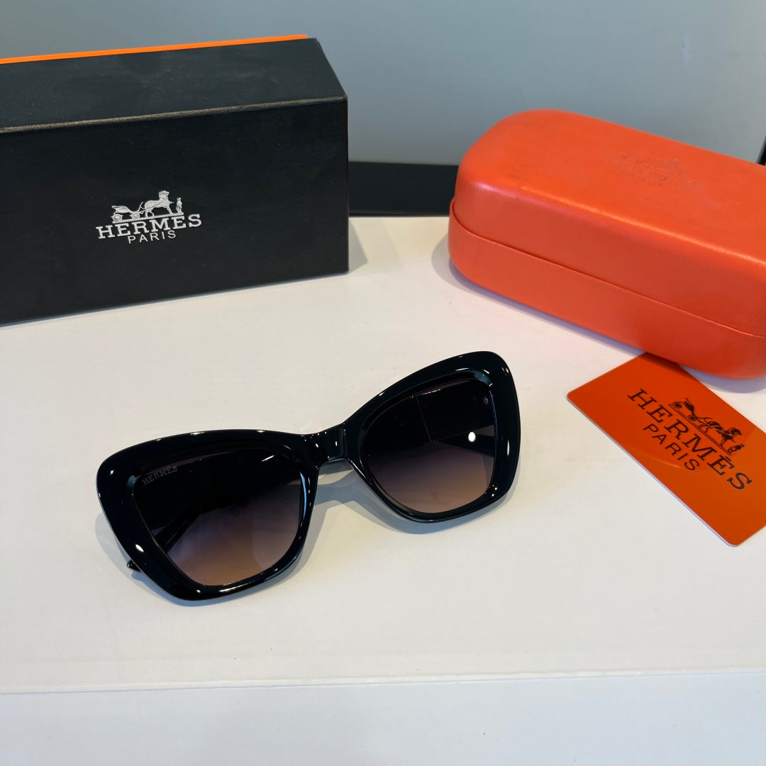 Hermès Oversized Black Lens Sunglasses for Women - 158681 - detail image 10