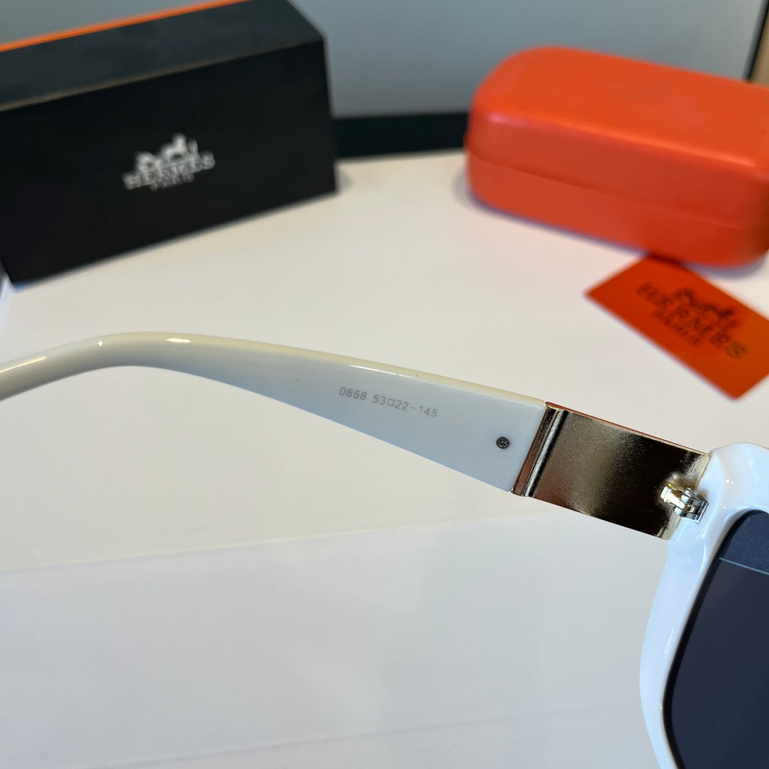 Hermès Oversized Silver Lens Sunglasses for Women - 158682 - detail image 6
