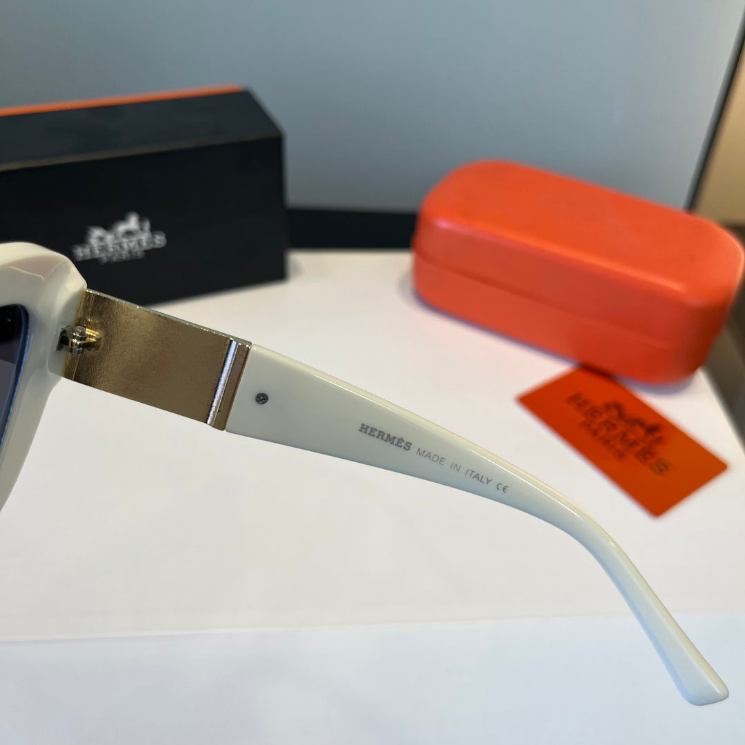 Hermès Oversized Silver Lens Sunglasses for Women - 158682 - detail image 5