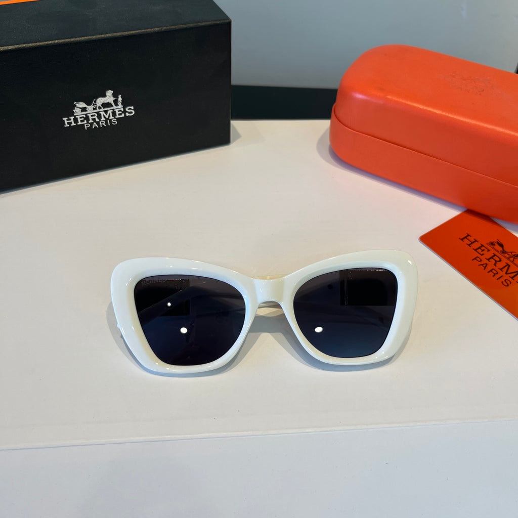 Hermès Oversized Silver Lens Sunglasses for Women - 158682 - detail image 10