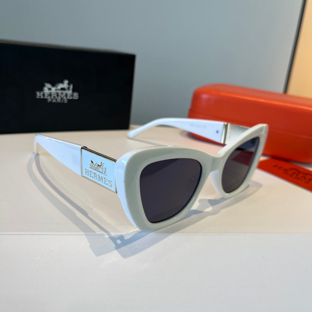 Hermès Oversized Silver Lens Sunglasses for Women - 158682