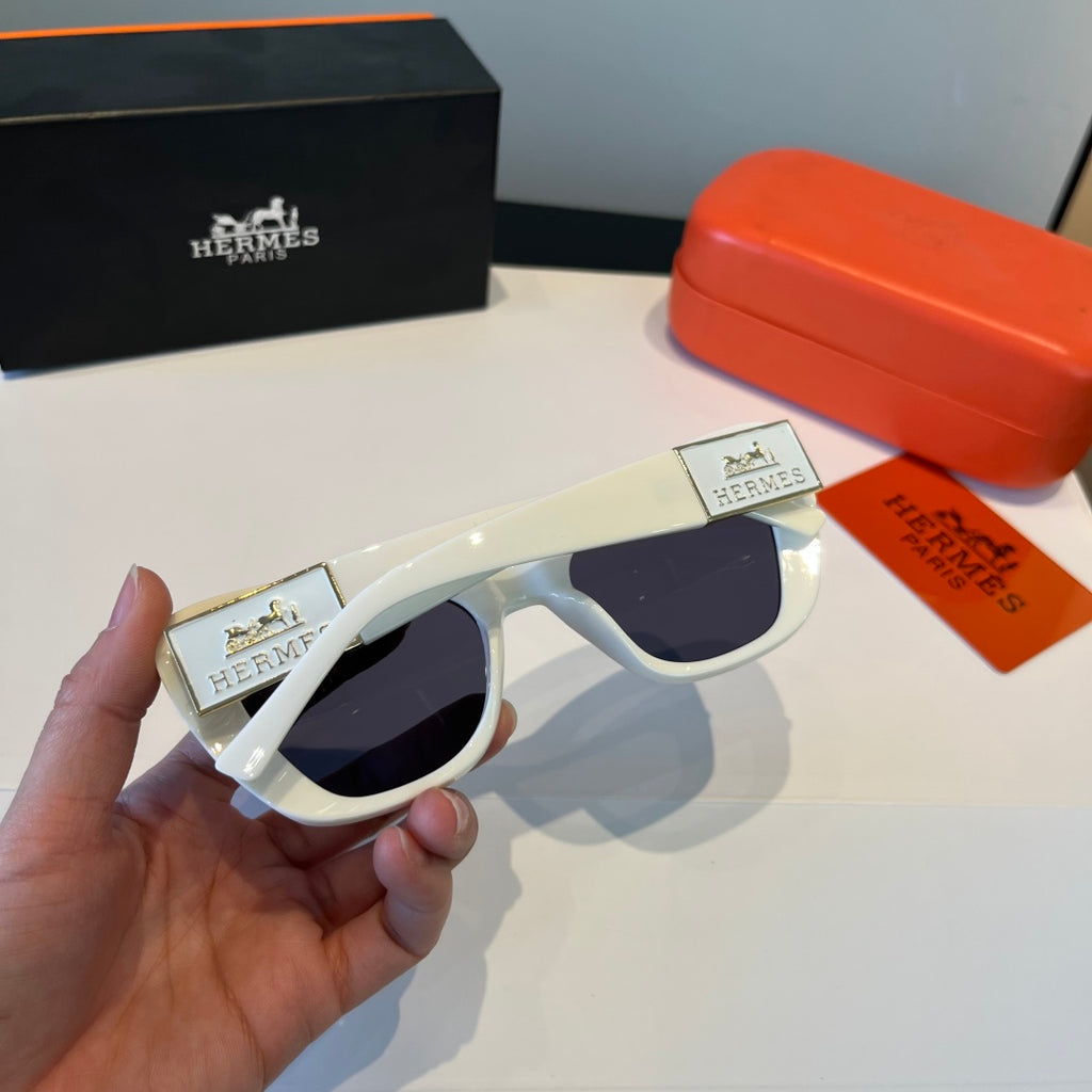 Hermès Oversized Silver Lens Sunglasses for Women - detail image 7