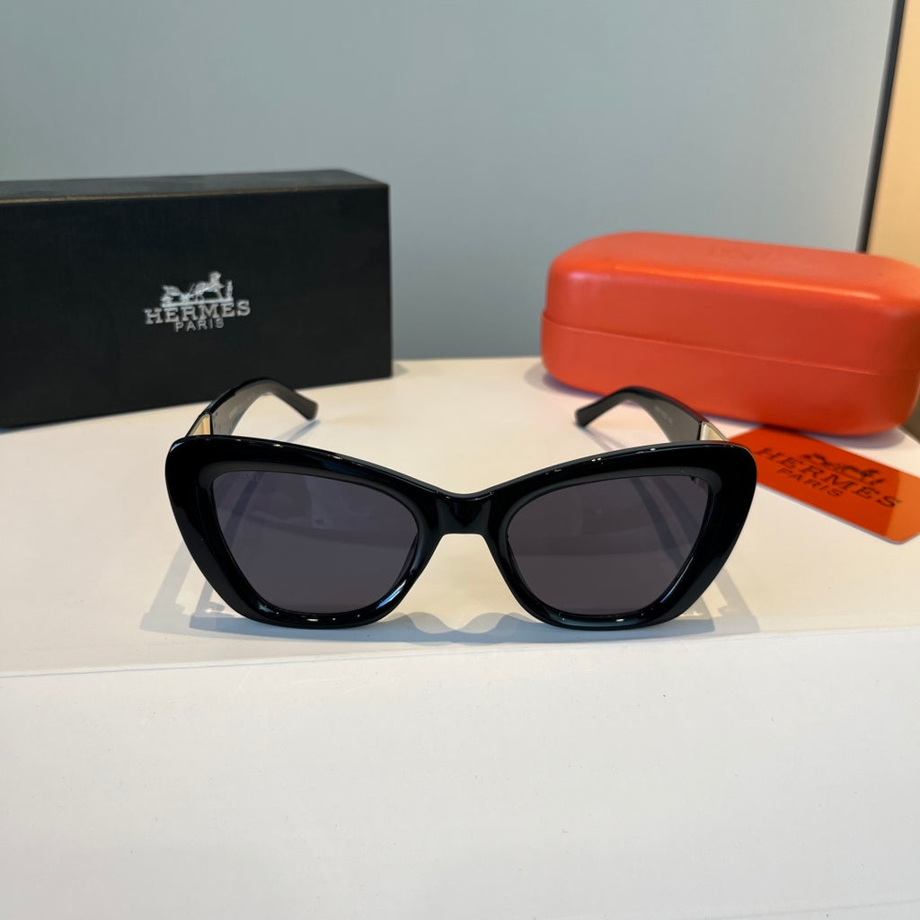 Hermès Oversized Black Lens Sunglasses for Women - detail image 2