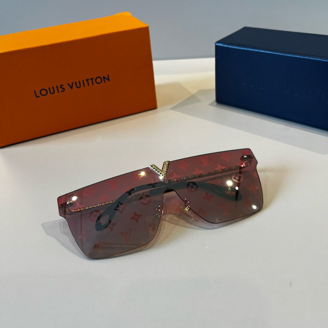 Louis Vuitton Metal Aviator Red Lens Sunglasses for Men & Women - 414810 - detail image 4